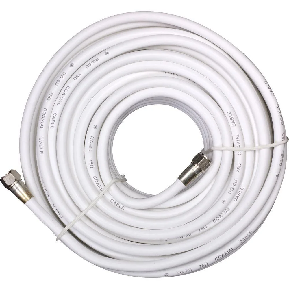 Кабельная сборка RG-6U 75 Ом F(male)-F(male) 15 метров