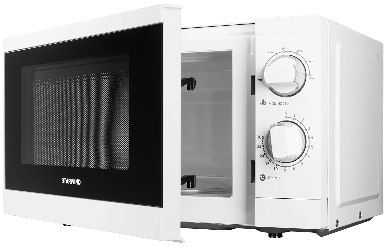 Микроволновая печь - СВЧ Starwind SMW4020, 20 л, 700 Вт, белый