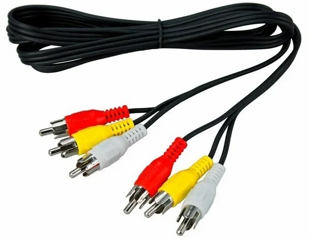 Шнур 3RCA-3RCA 1,2 / 1,5м