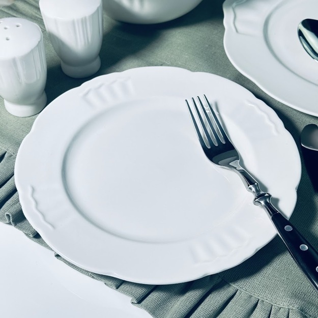 Набор из 6 тарелок 20,5см RESTO в под.уп.(х8) Фарфор