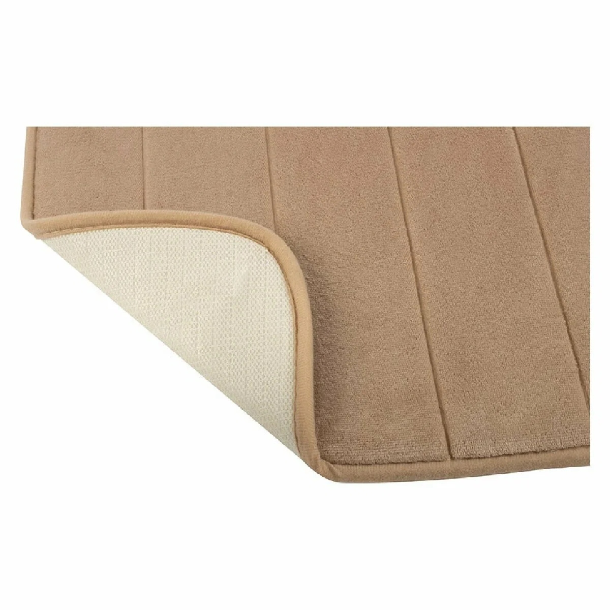 СКР Коврик для ванной "Cozy", 50*80 см, цвет-бежевый