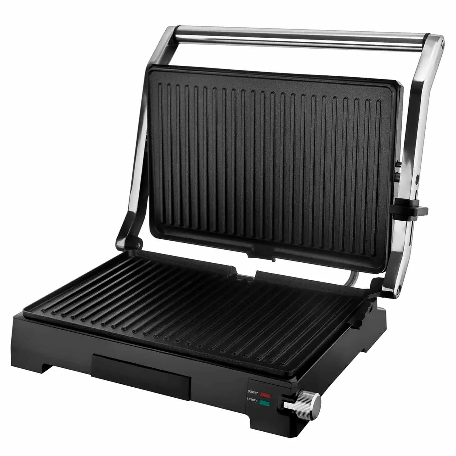 Гриль-пресс BRAYER BR2005 (2000 Вт, антиприг.покр.пласт 34*23,5 см, темп 230 С,рег.выс)
