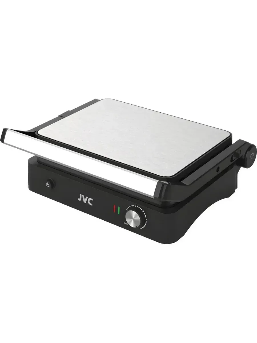 Гриль-пресс JVC JK-GR312, 2000 Вт, Размер панелей, см.28x23 индикация нагрева/работы