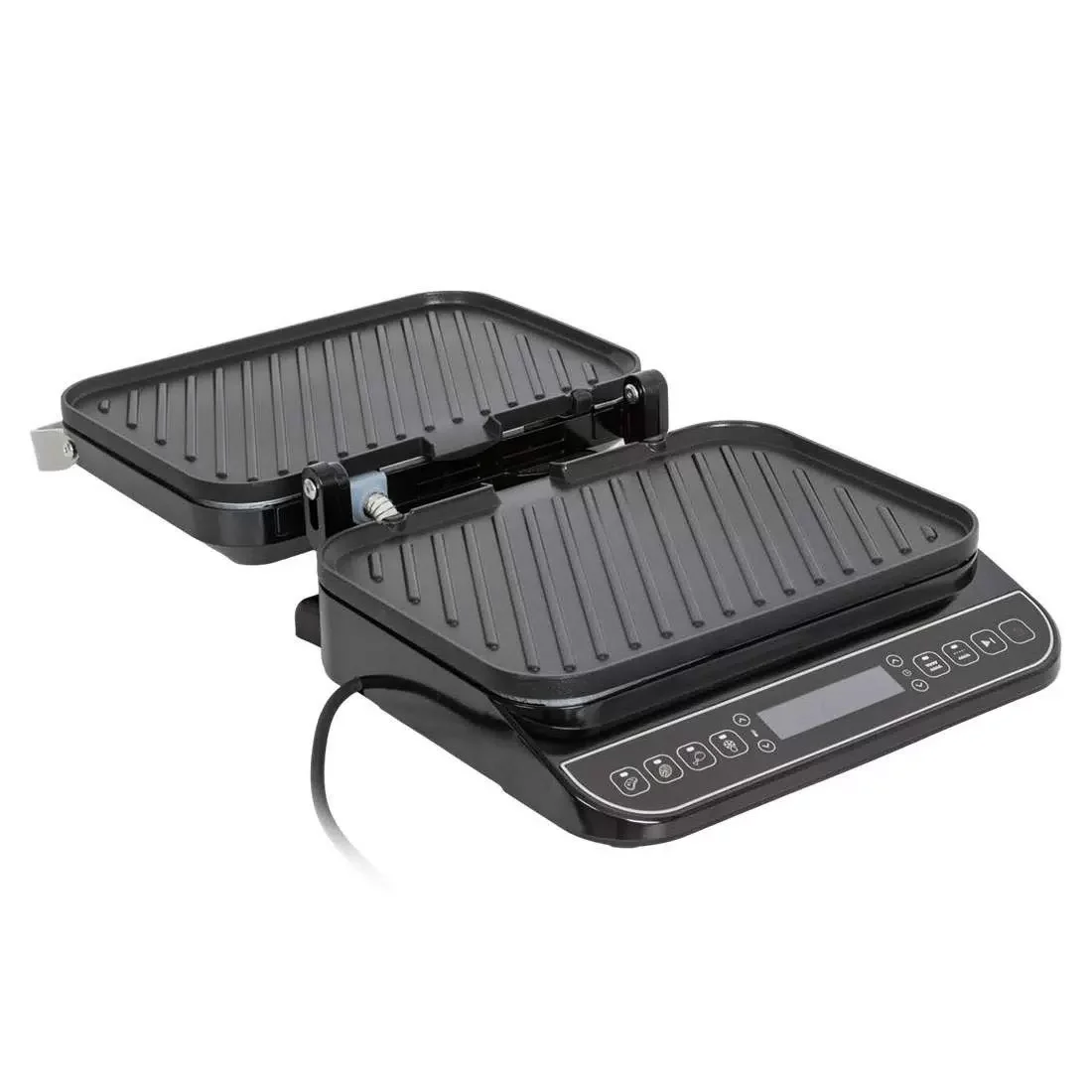 Гриль-пресс JVC JK-GR320 2000Вт, сенсор, пресс / 100° / 180°, 31x22