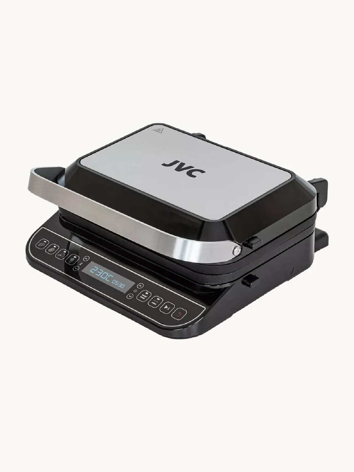Гриль-пресс JVC JK-GR320 2000Вт, сенсор, пресс / 100° / 180°, 31x22