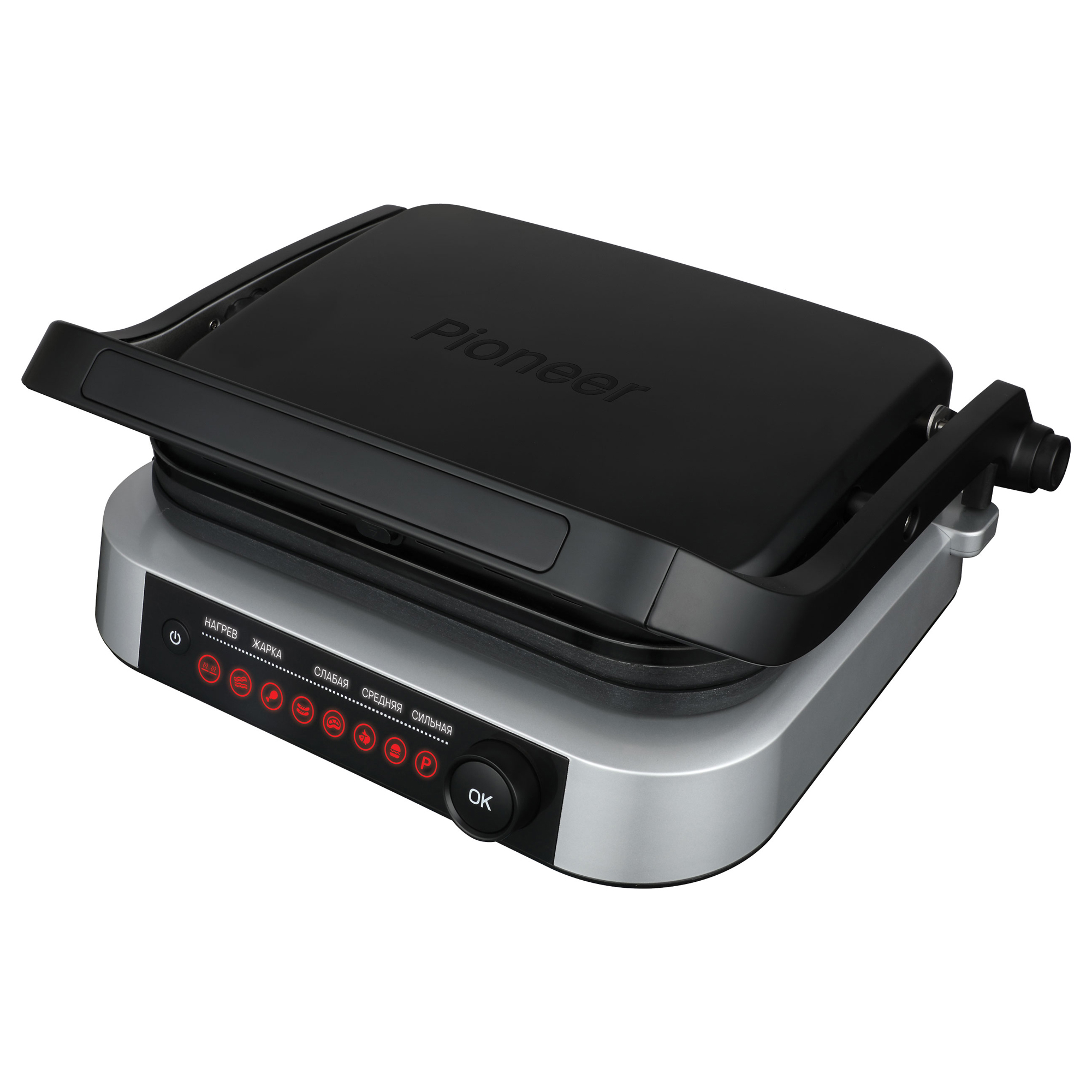 Гриль-пресс Pioneer GR1020E 7 пр, 2100 Вт.