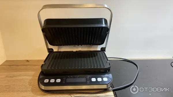 Гриль-пресс Pioneer GR1022E 1000Вт, панели 320x220
