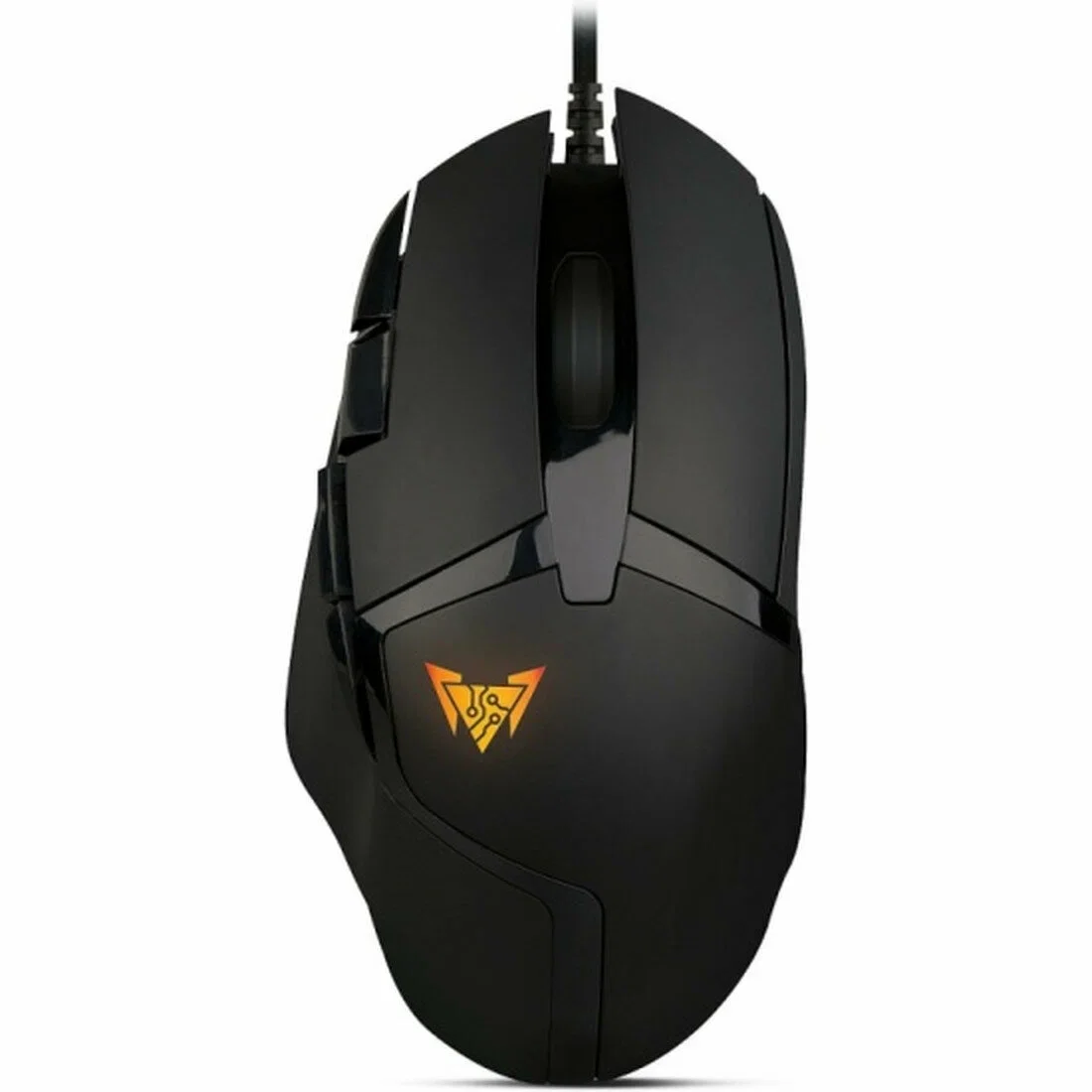 Мышь проводная Crown CMGM-901 черный, 4800 dpi, USB, кнопки - 8