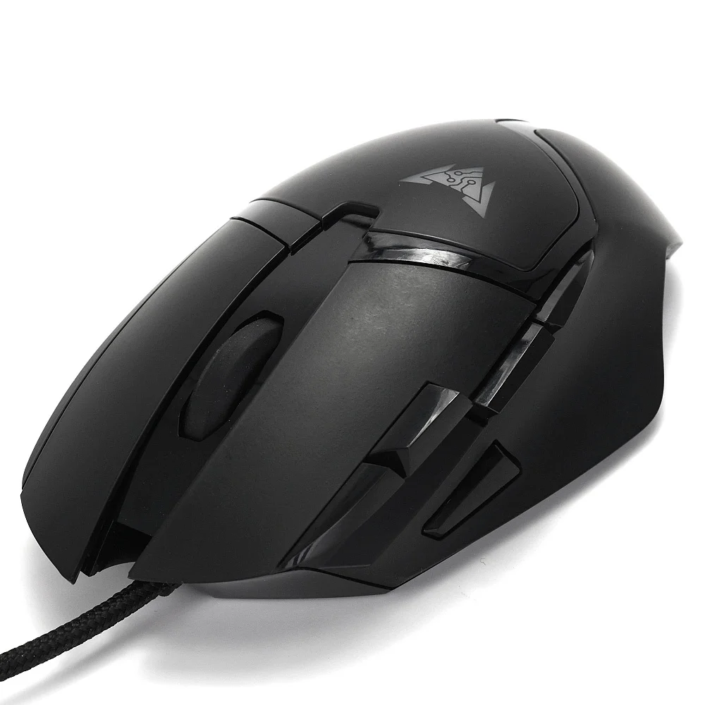 Мышь проводная Crown CMGM-901 черный, 4800 dpi, USB, кнопки - 8