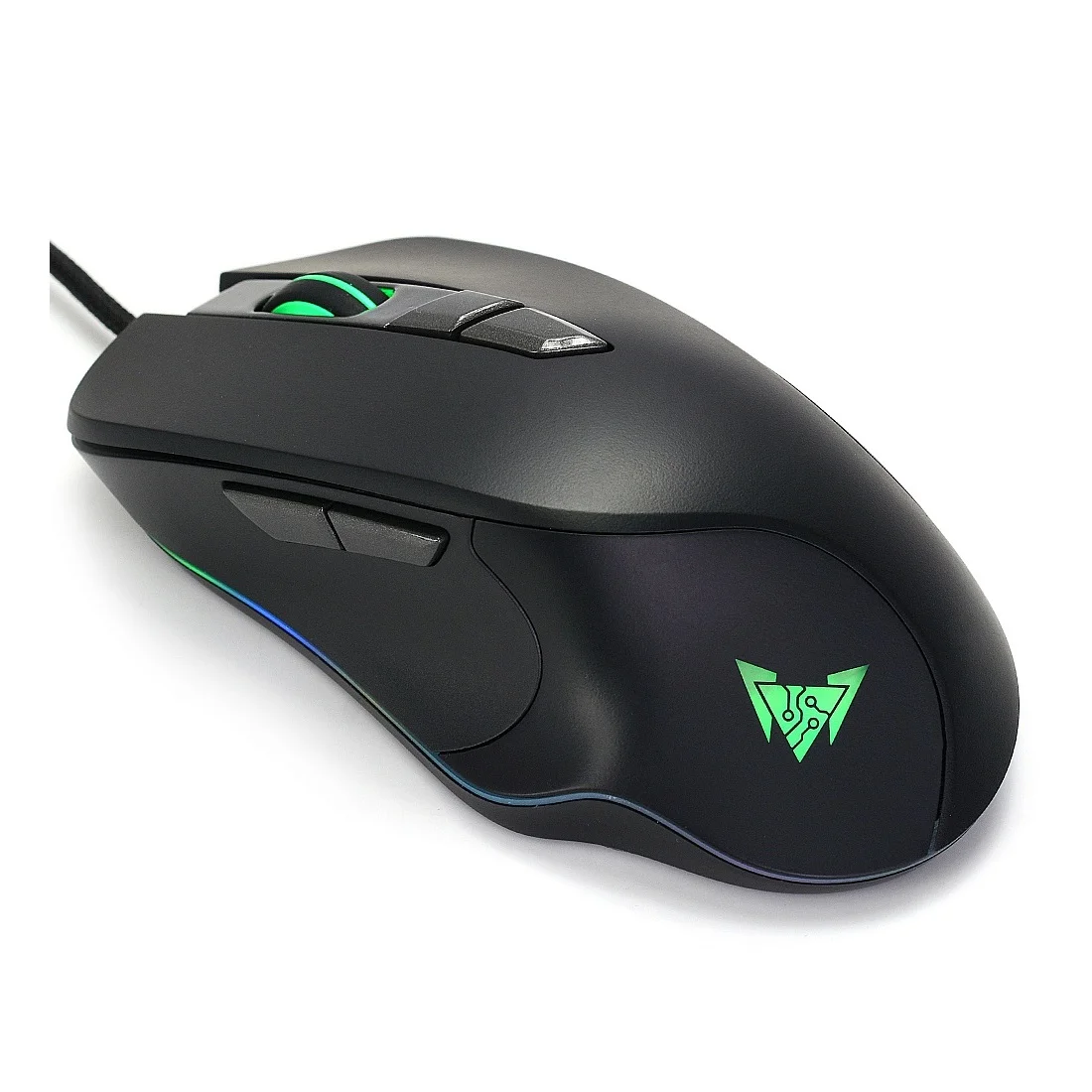 Мышь проводная Crown CMGM-903 черный, 7000 dpi, USB, кнопки - 7