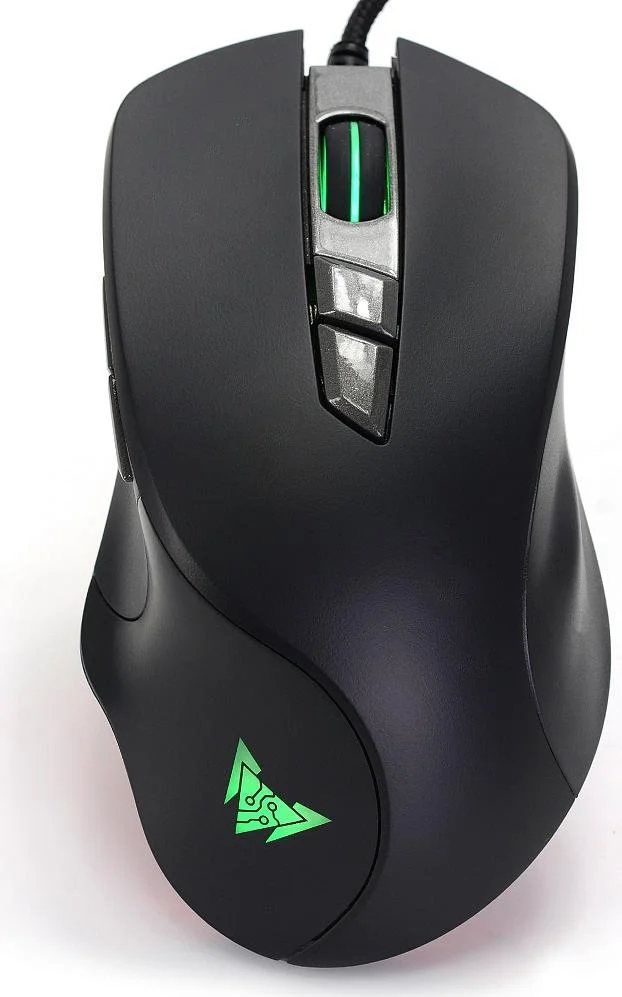 Мышь проводная Crown CMGM-903 черный, 7000 dpi, USB, кнопки - 7