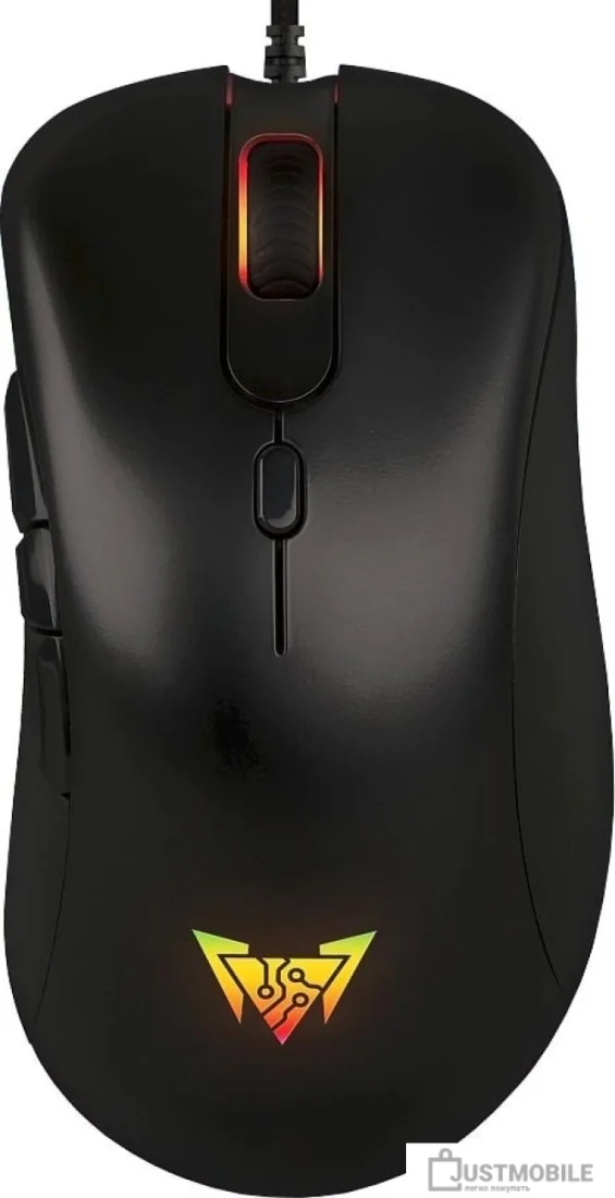 Мышь проводная Crown CMGM-904 черный, 7000 dpi, USB, кнопки - 7