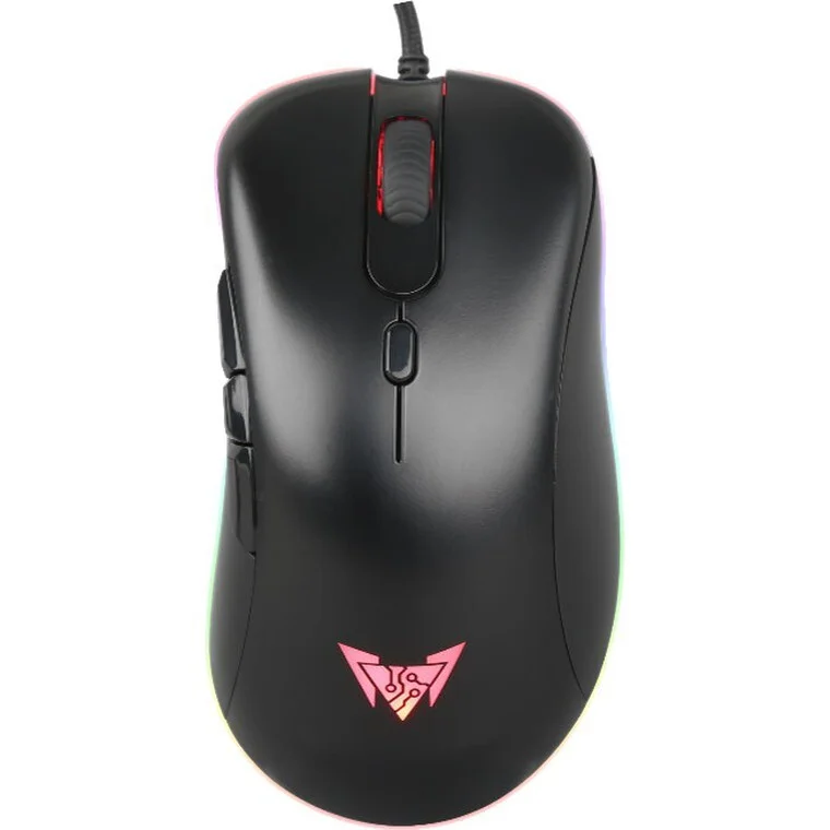 Мышь проводная Crown CMGM-904 черный, 7000 dpi, USB, кнопки - 7