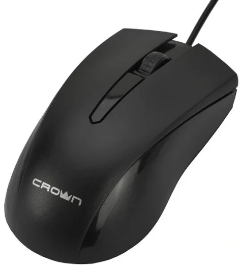 Мышь проводная CROWN CMM-310 черный