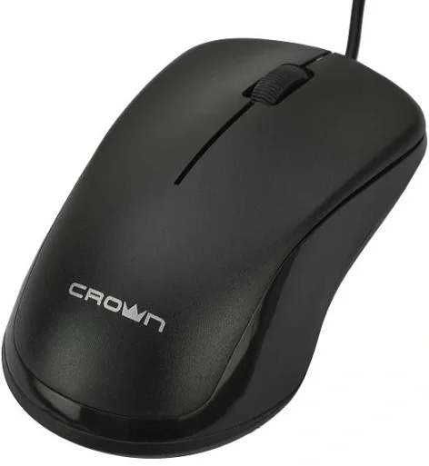 Мышь проводная CROWN CMM-312 черный