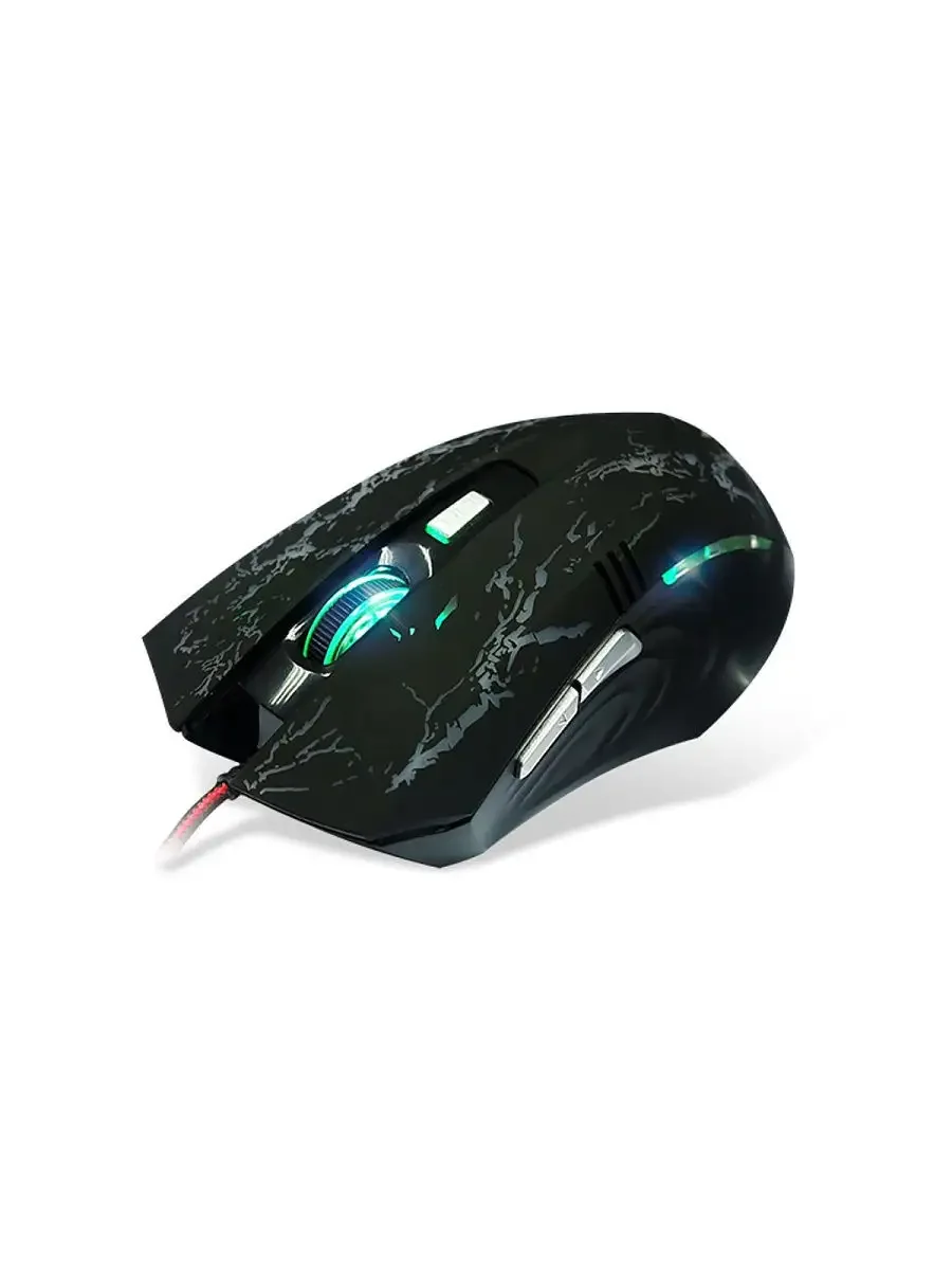 Мышь проводная Crown Gaming CMXG-600 черный, 2200 dpi, USB, кнопки - 6