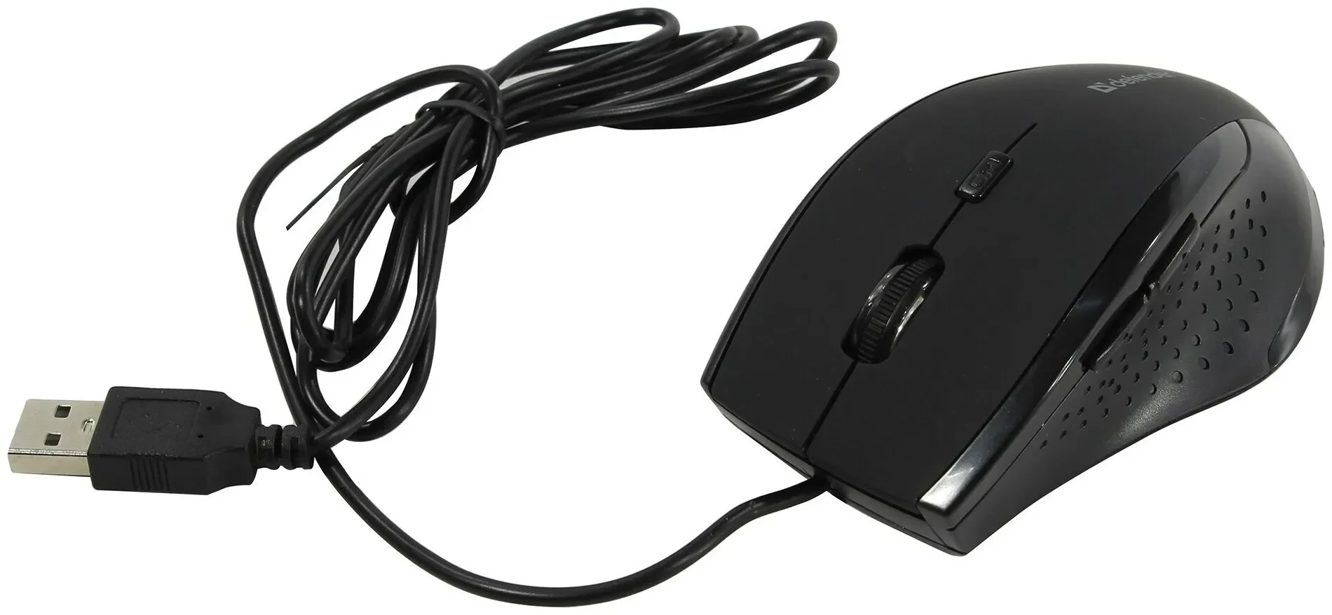 Мышь проводная Defender Accura MM-362 черный, 1600 dpi, USB, кнопки - 6