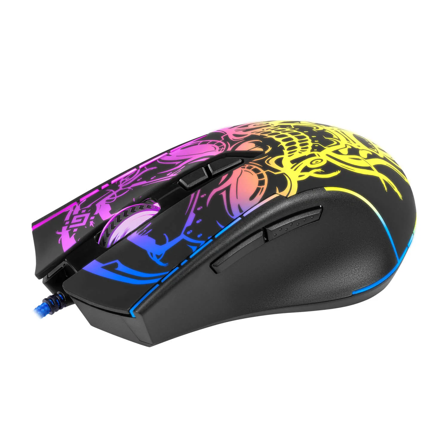 Мышь проводная Defender Bulletstorm GM-928 черный, 7200 dpi, USB, кнопки - 7