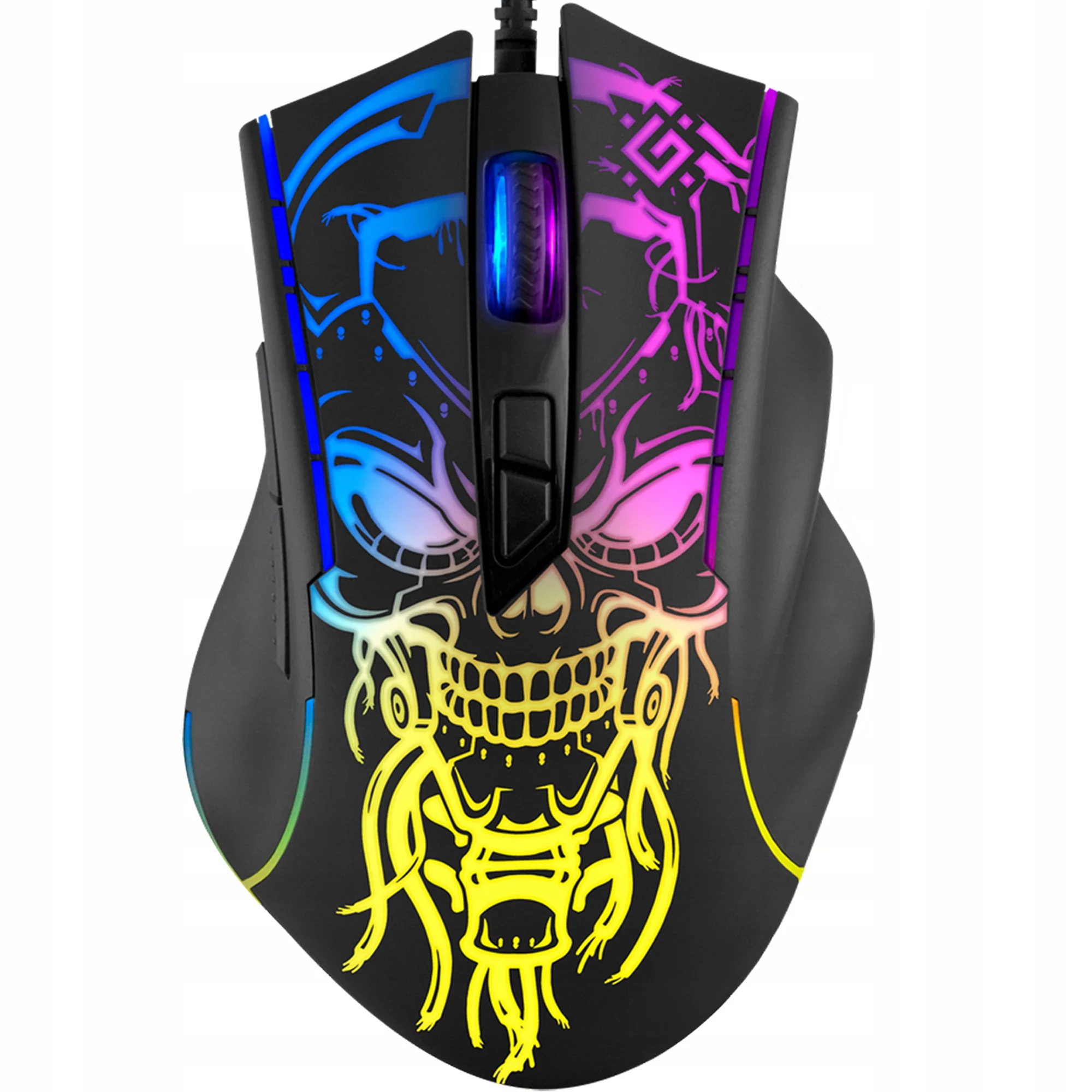 Мышь проводная Defender Bulletstorm GM-928 черный, 7200 dpi, USB, кнопки - 7
