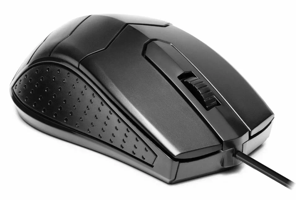 Мышь проводная Defender HIT MB-530 черный, 1000 dpi, USB, кнопки - 3