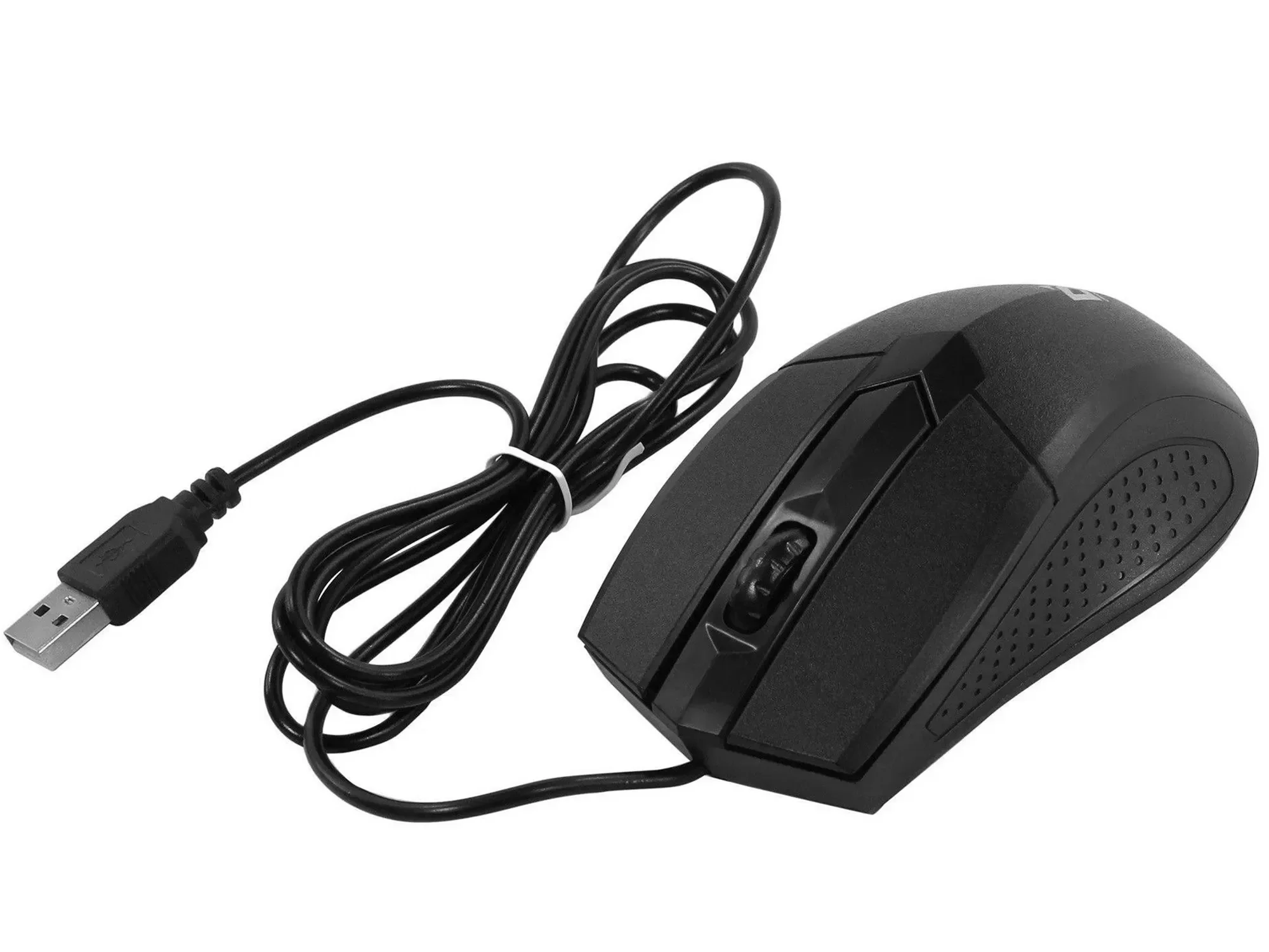 Мышь проводная Defender Optimum MB-270 черный, 1200 dpi, USB, кнопки - 3