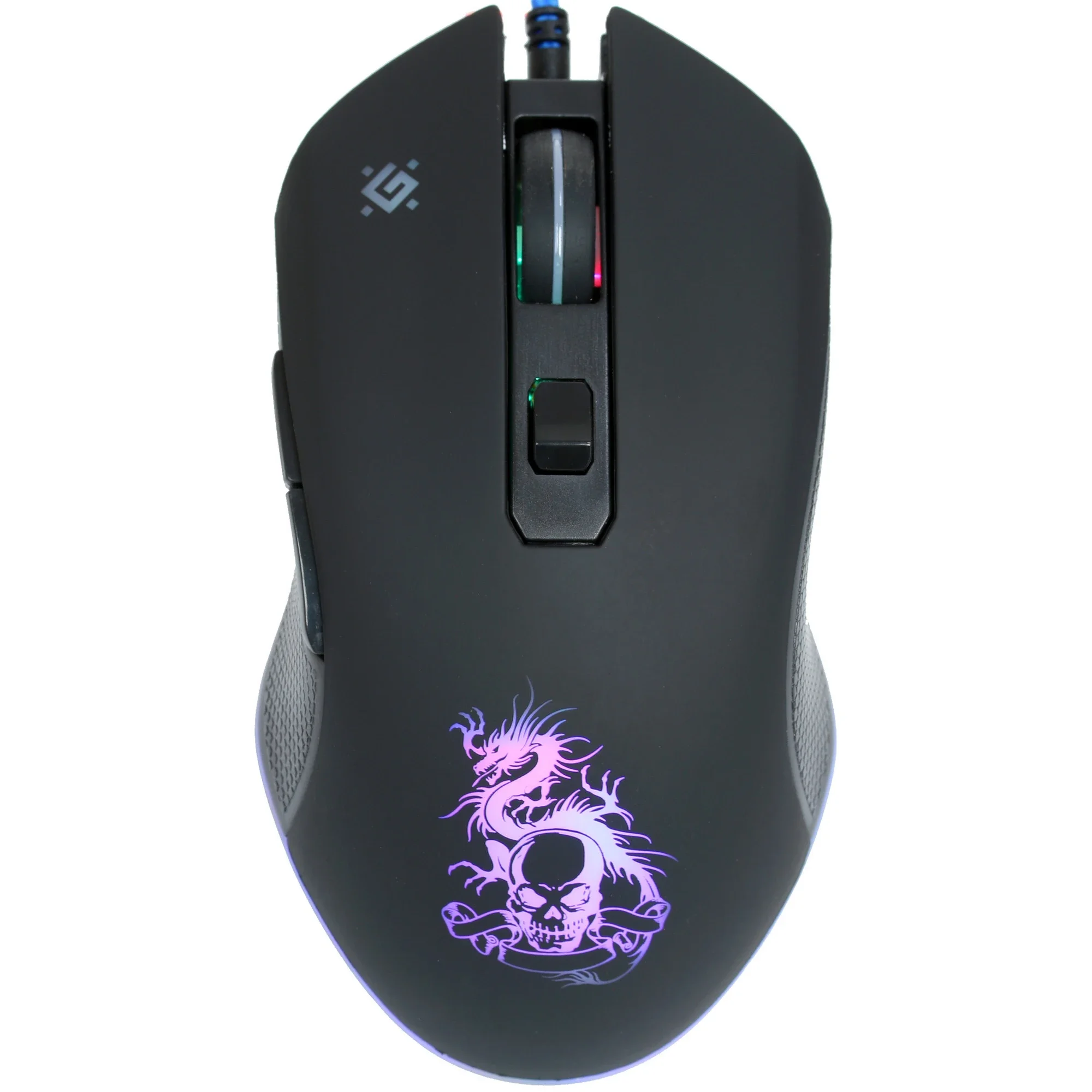 Мышь проводная Defender Sky Dragon GM-090L черный, 3200 dpi, USB, кнопки - 6