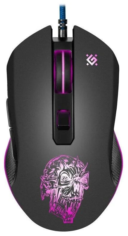 Мышь проводная Defender Sleipnir GM-927 черный, 12800 dpi, USB, кнопки - 6