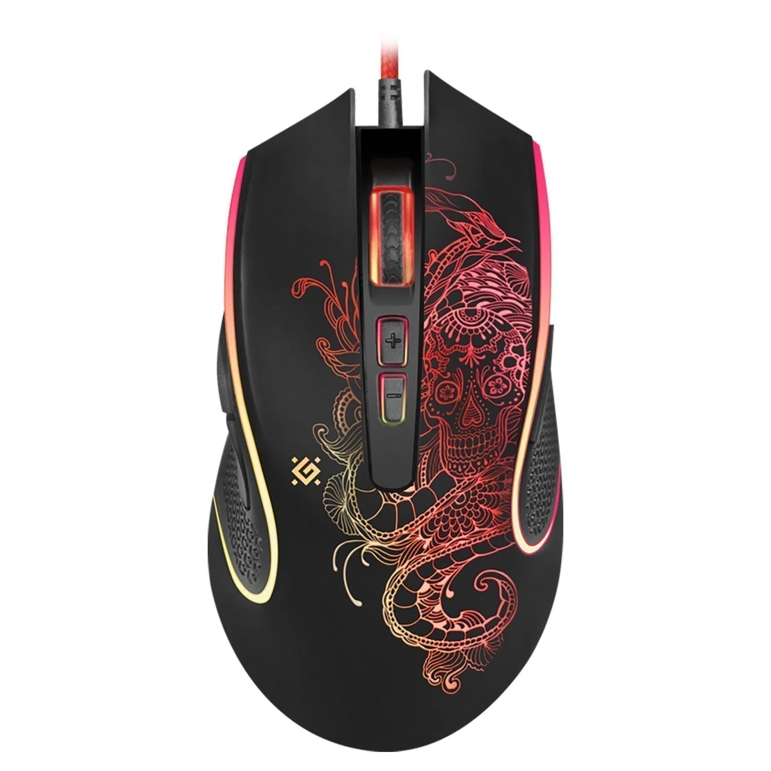 Мышь проводная Defender Venom GM-640L черный, 3200 dpi, USB, кнопки - 8