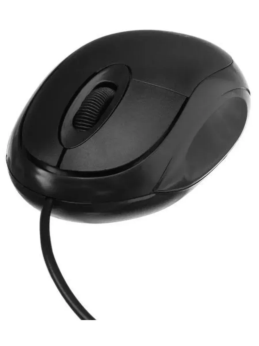 Мышь проводная Dialog Comfort MOC-10U черный, 1200 dpi, USB, кнопки - 3