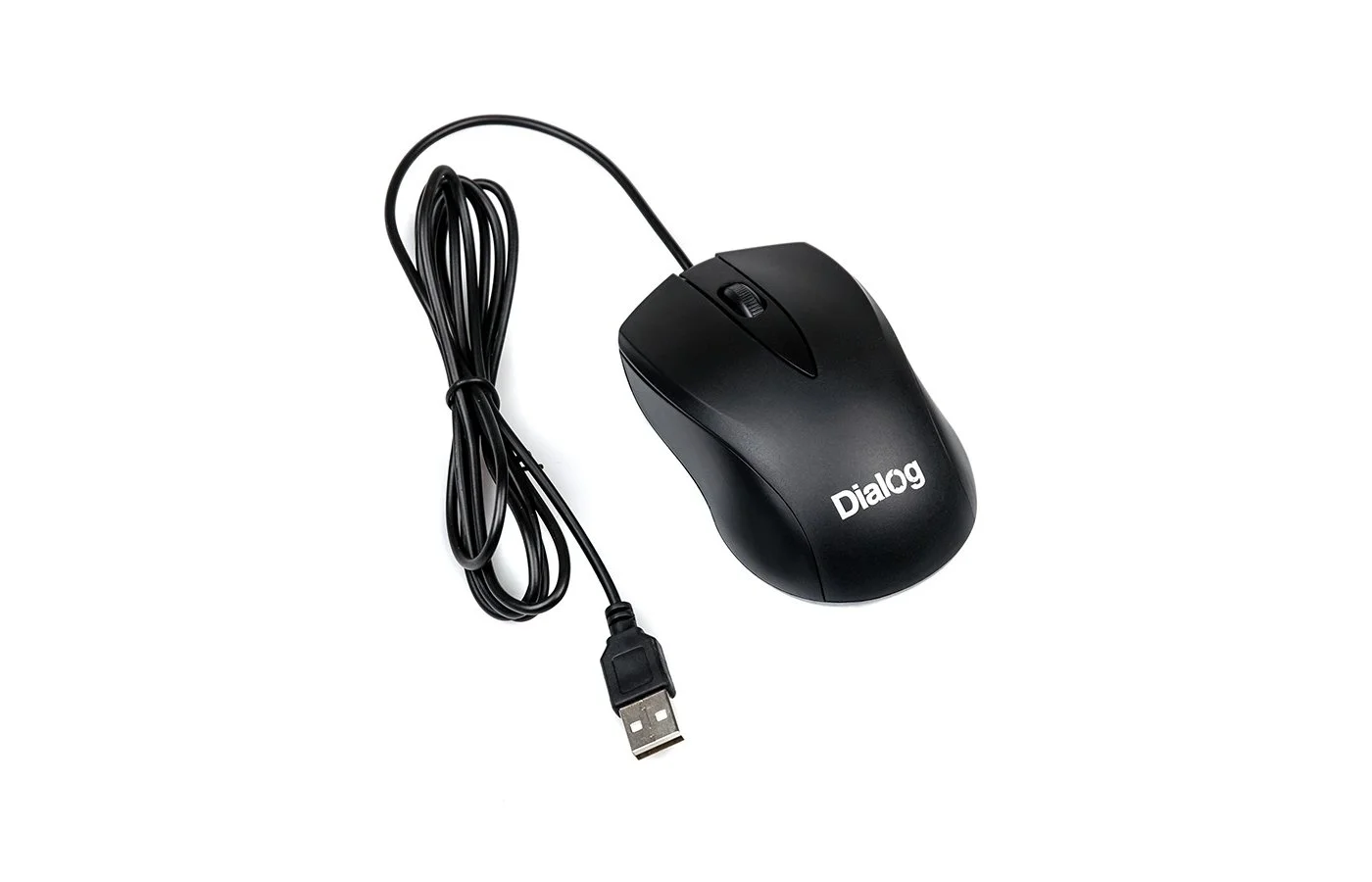 Мышь проводная Dialog Comfort MOС-15U черный, 1200 dpi, USB, кнопки - 3