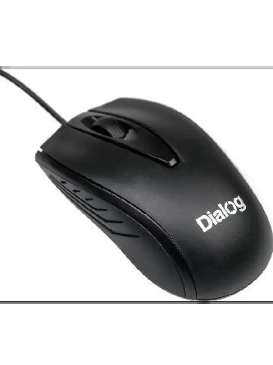 Мышь проводная Dialog Comfort MOС-17U черный, 1200 dpi, USB, кнопки - 3
