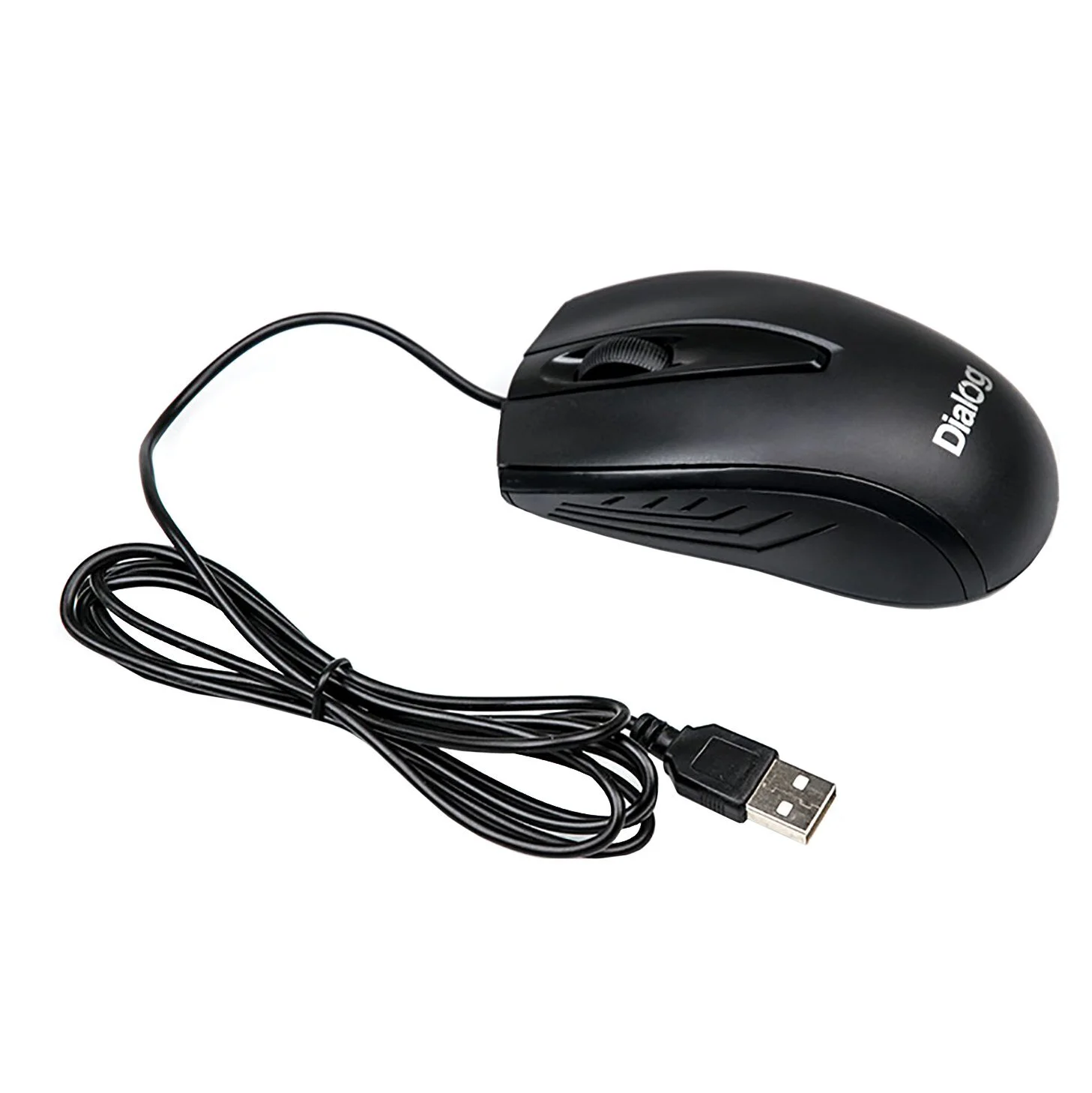 Мышь проводная Dialog Comfort MOС-17U черный, 1200 dpi, USB, кнопки - 3