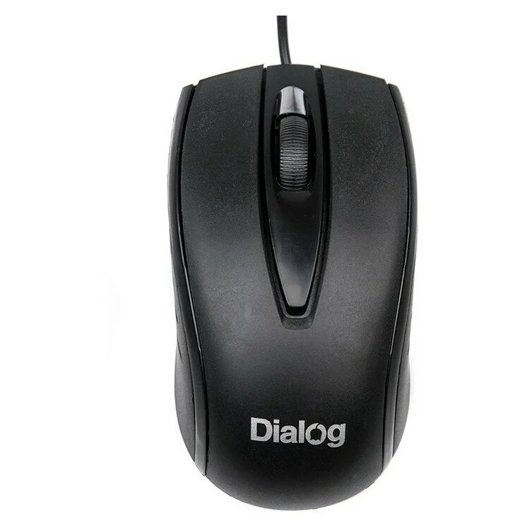 Мышь проводная Dialog Comfort MOС-17U черный, 1200 dpi, USB, кнопки - 3