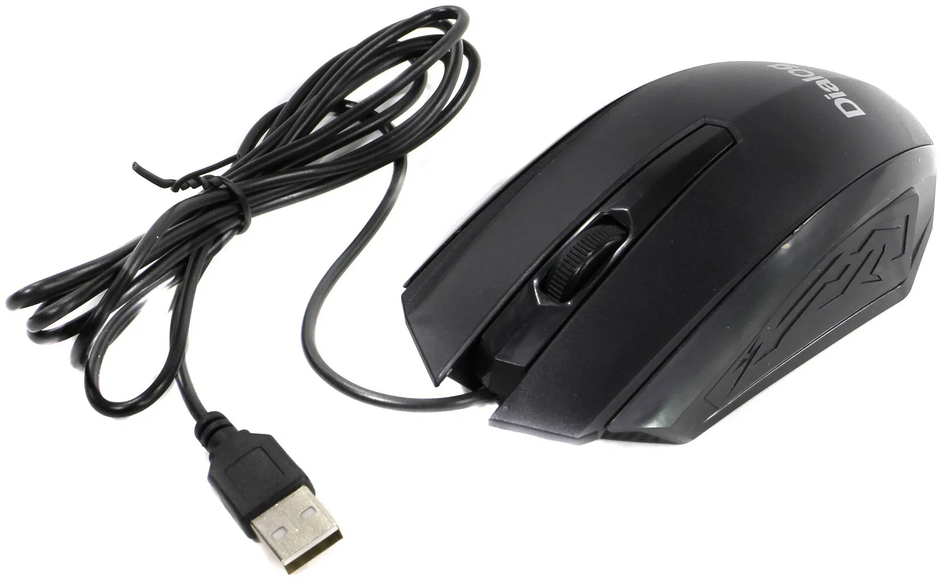 Мышь проводная Dialog Comfort MOС-19U черный, 1200 dpi, USB, кнопки - 3