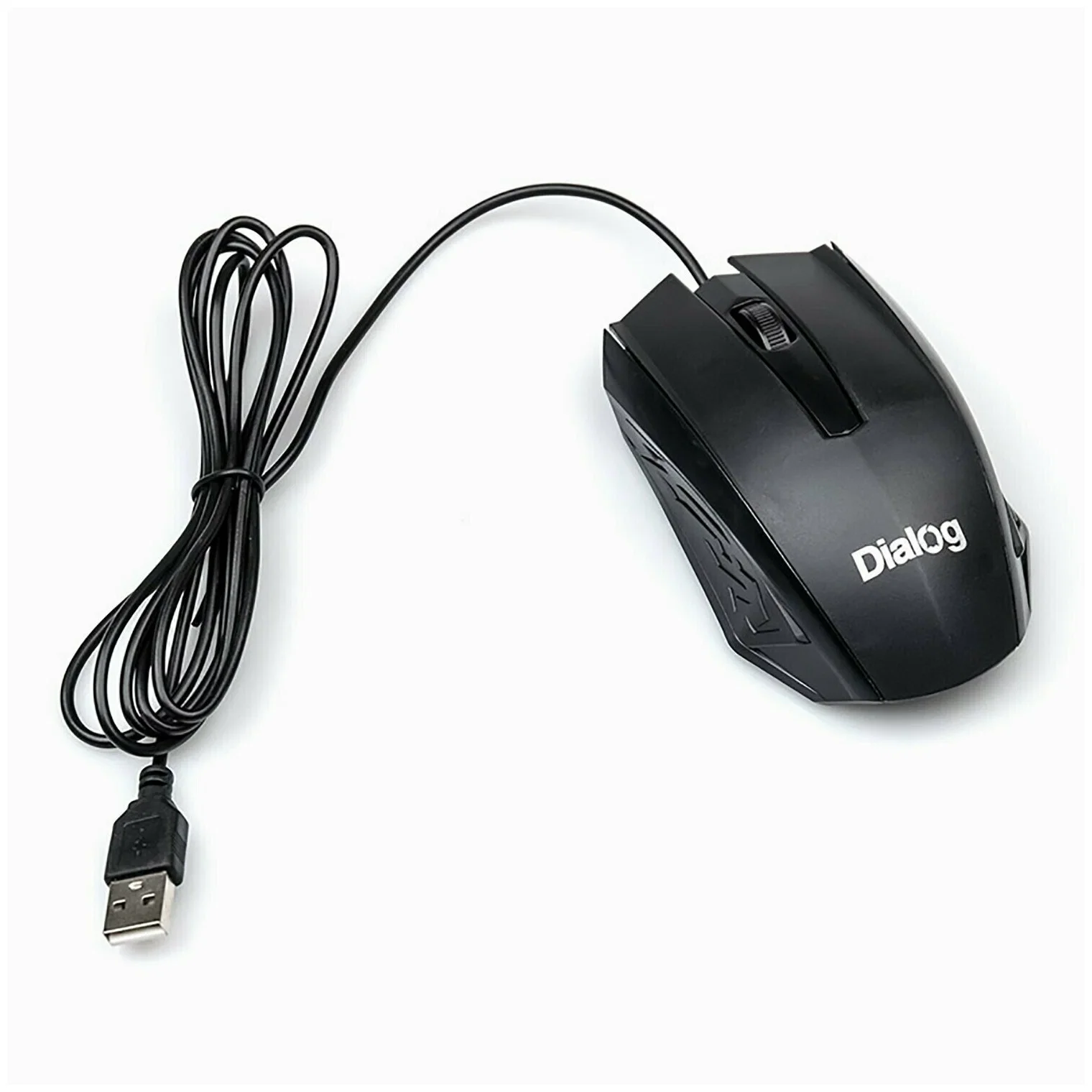 Мышь проводная Dialog Comfort MOС-19U черный, 1200 dpi, USB, кнопки - 3