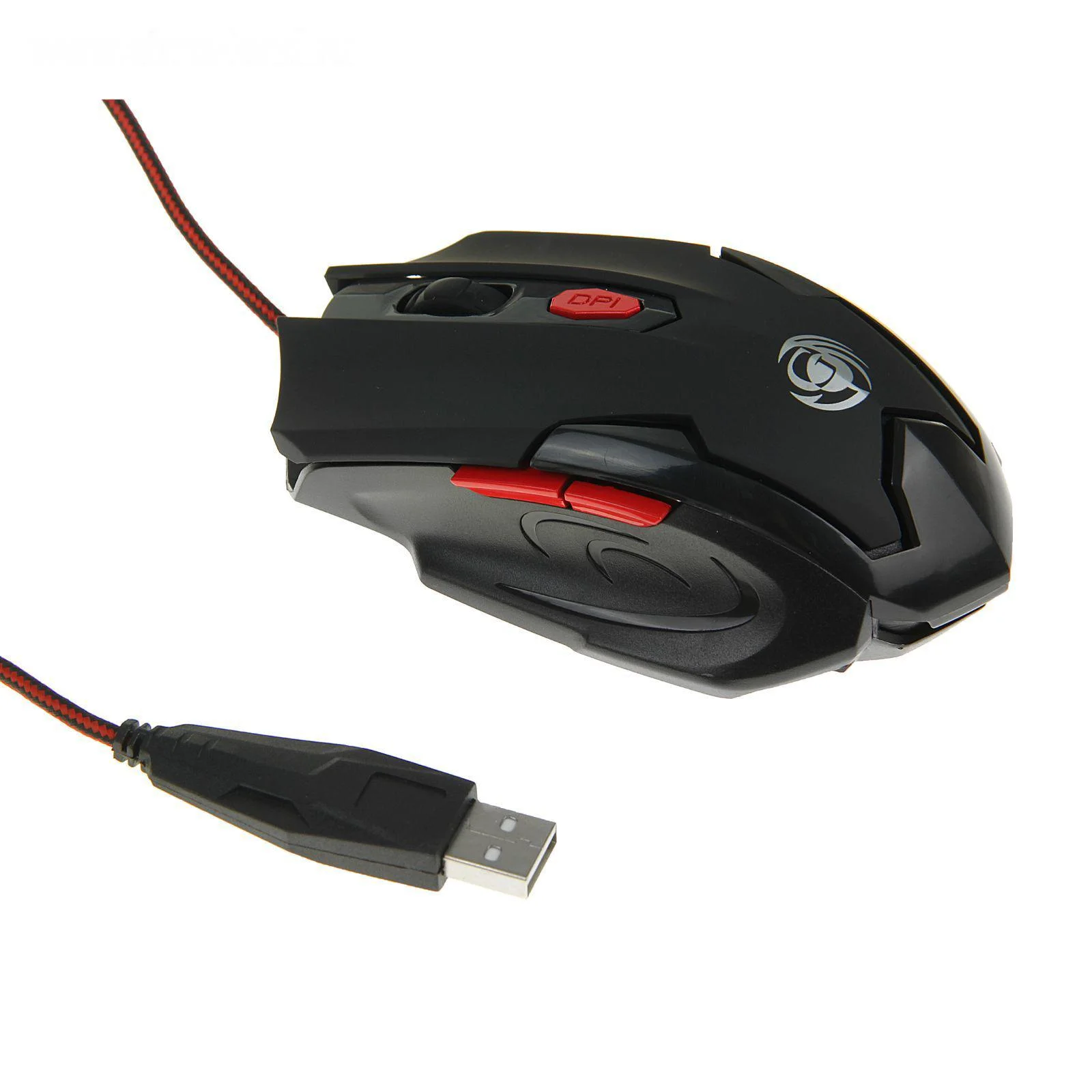Мышь проводная Dialog Gan-Kata MGK-10U черный, 2400 dpi, USB, кнопки - 6