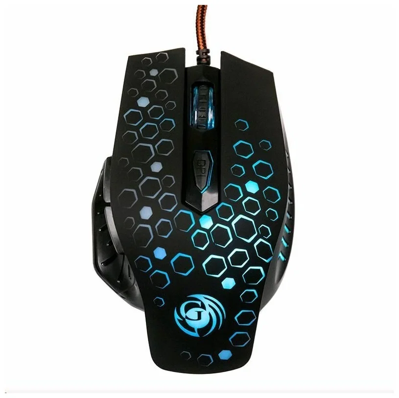 Мышь проводная Dialog Gan-Kata MGK-11U черный, 2400 dpi, USB, кнопки - 6