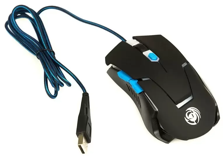 Мышь проводная Dialog Gan-Kata MGK-12U черный, 2400 dpi, USB, кнопки - 6