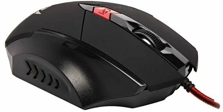 Мышь проводная Dialog MOG-11U Nakatomi Gaming - 6 кнопок + ролик, USB,черная