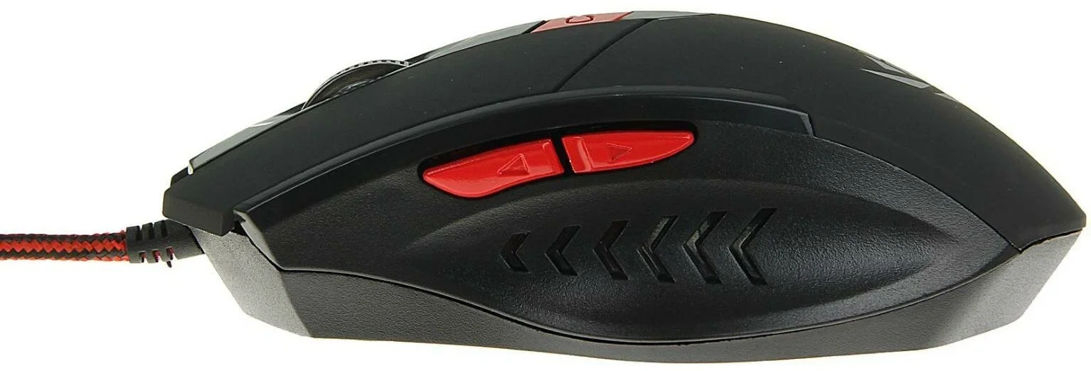 Мышь проводная Dialog MOG-11U Nakatomi Gaming - 6 кнопок + ролик, USB,черная