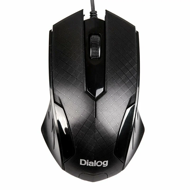 Мышь проводная Dialog Pointer MOP-07U черный, 800 dpi, USB, кнопки - 3