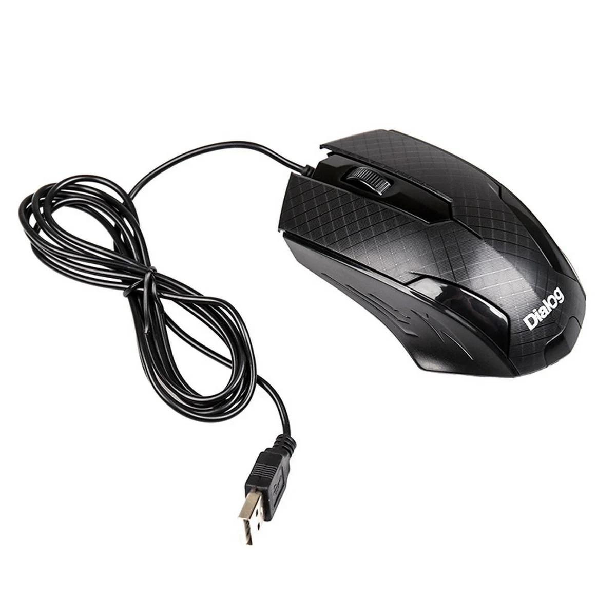 Мышь проводная Dialog Pointer MOP-07U черный, 800 dpi, USB, кнопки - 3