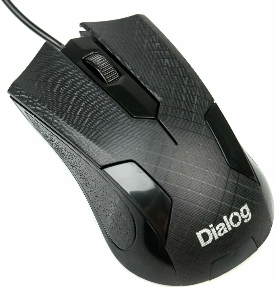Мышь проводная Dialog Pointer MOP-08U черный, 800 dpi, USB, кнопки - 3