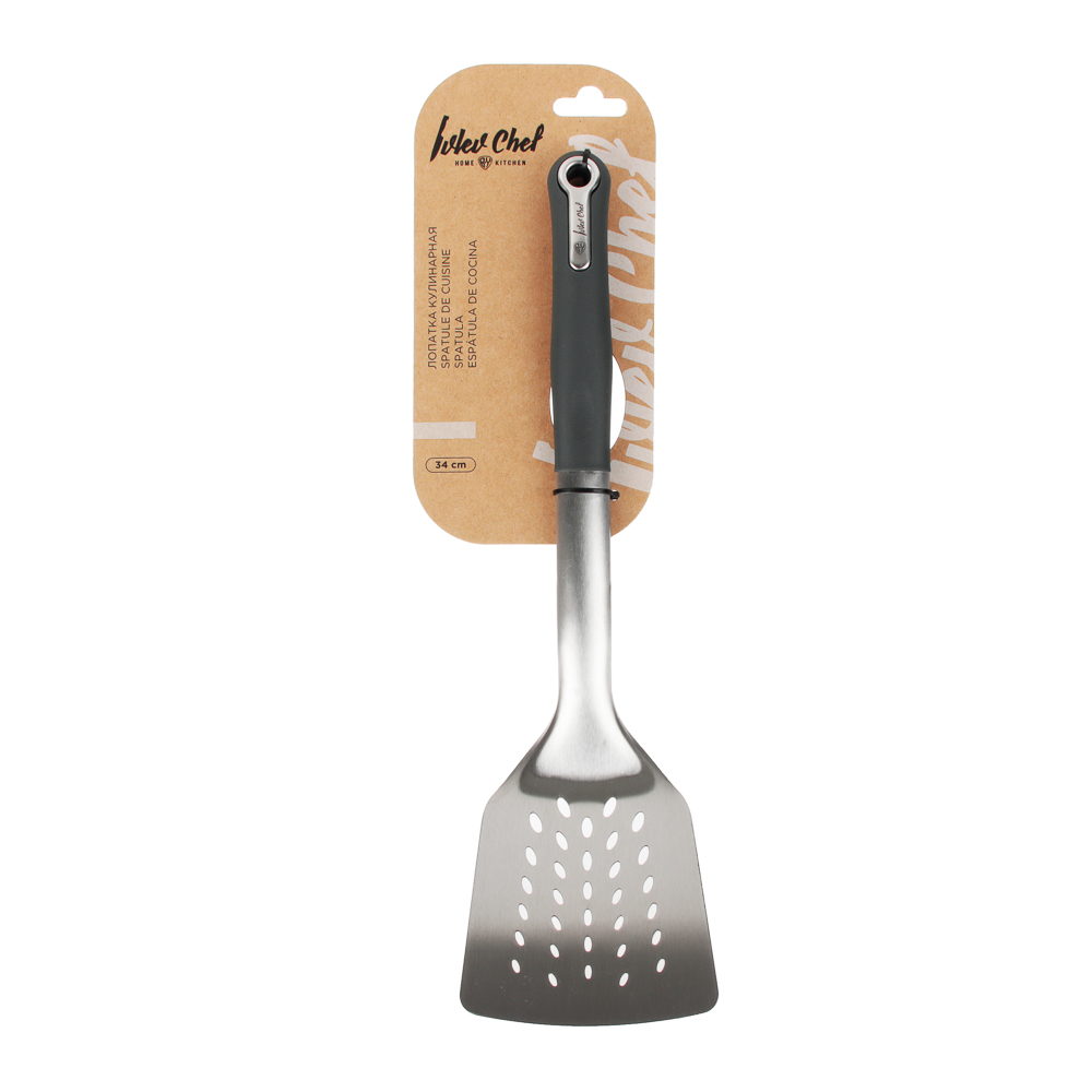 VETTA Ivlev Chef Fusion Лопатка с прорезями 34см, нерж.сталь