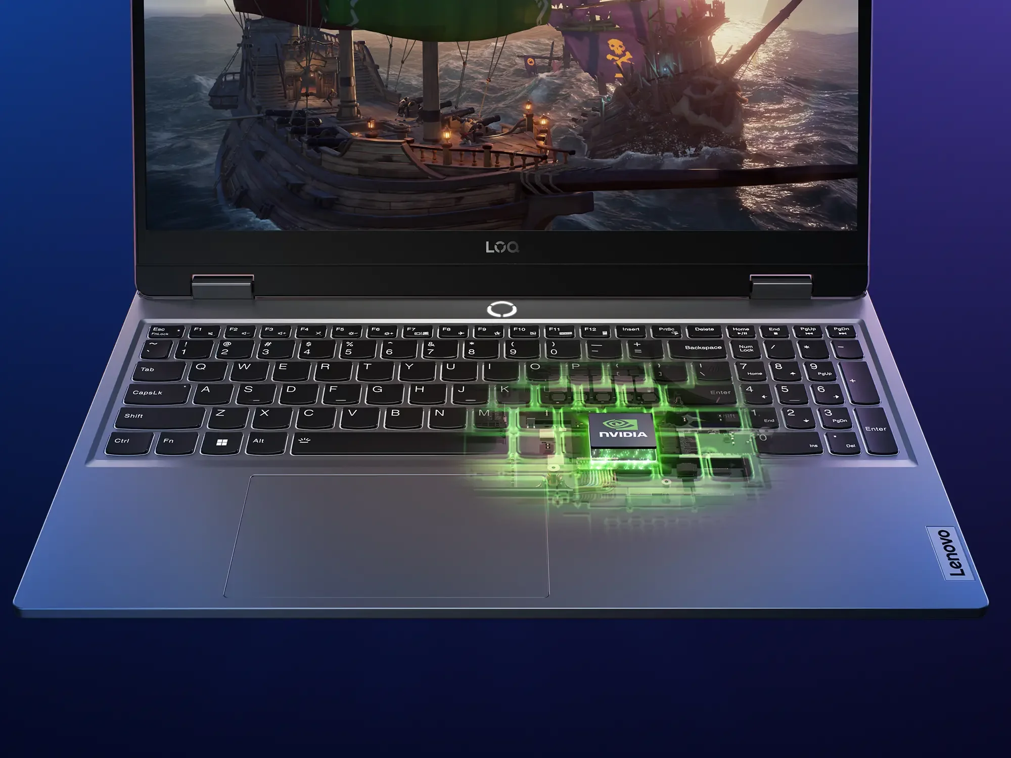 Ноутбук 15.6" IPS FHD LENOVO LOQ 15ARP9 grey (AMD Ryzen 5 7235HS/16Gb/512Gb SSD/4050 6Gb/noOS) (83JC00LBRK)