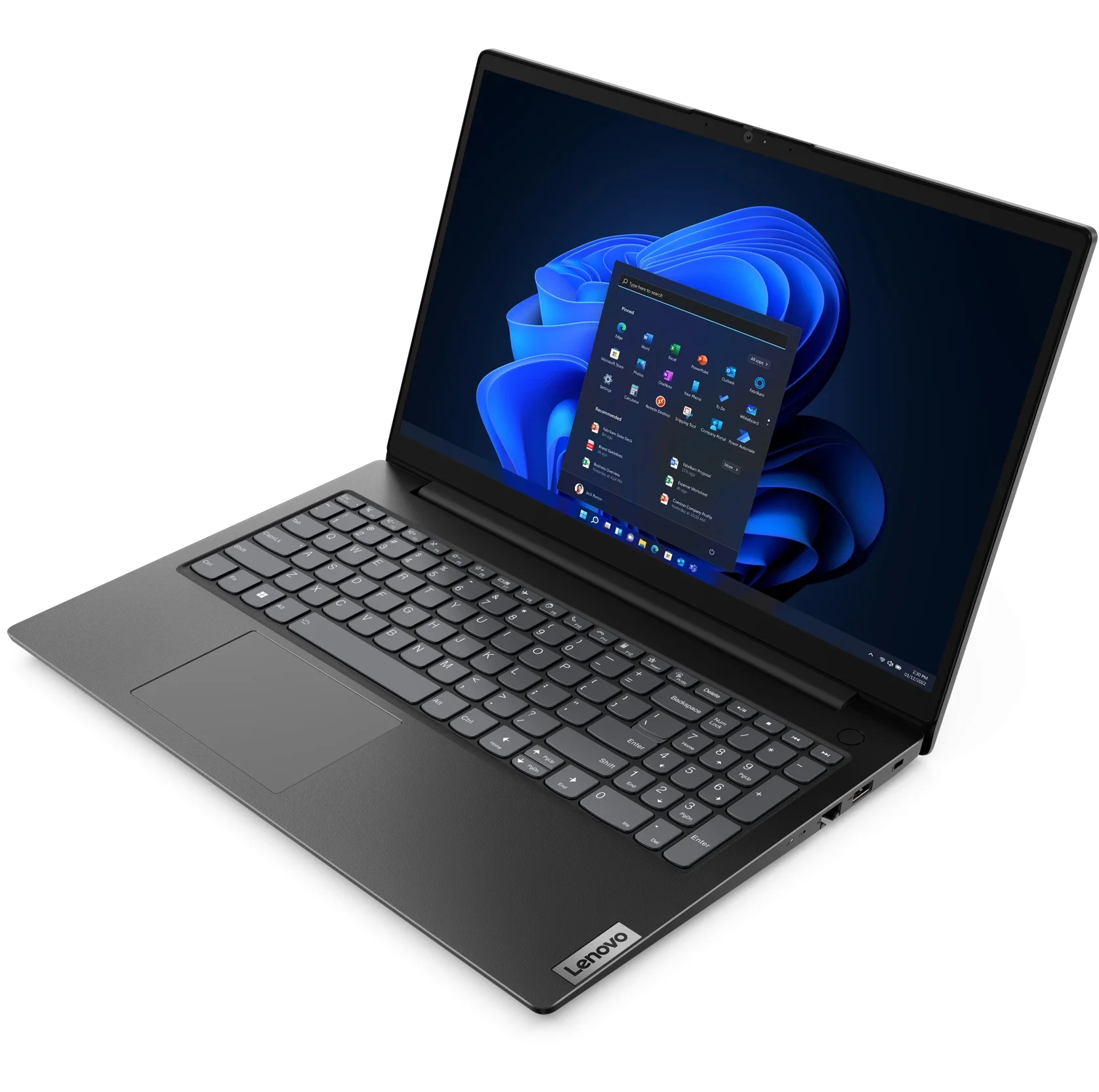 Ноутбук 15.6" TN FHD Lenovo V15 G4 IRU черный (Core i3 1315U/16Gb/256Gb SSD/VGA int/noOS)