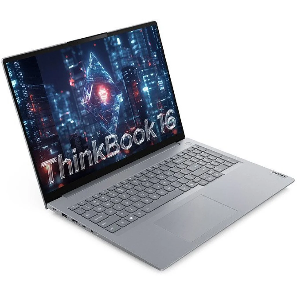 Ноутбук 16" IPS WUXGA LENOVO ThinkBook 16 G8 IRL grey (Core 7 240H/16Gb/512Gb SSD/VGA int/FP/noOS) ((21SH002VGQ))