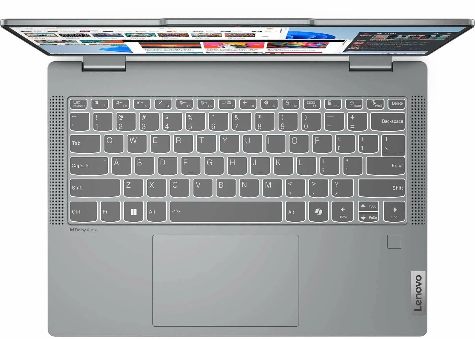 Ноутбук Lenovo IdeaPad 5 14IRH9 Core i5 13420H 16Gb SSD512Gb Intel UHD Graphics 14" IPS Touch WUXGA (1920x1200) без ОС grey WiFi BT Cam (83KX007VRK)