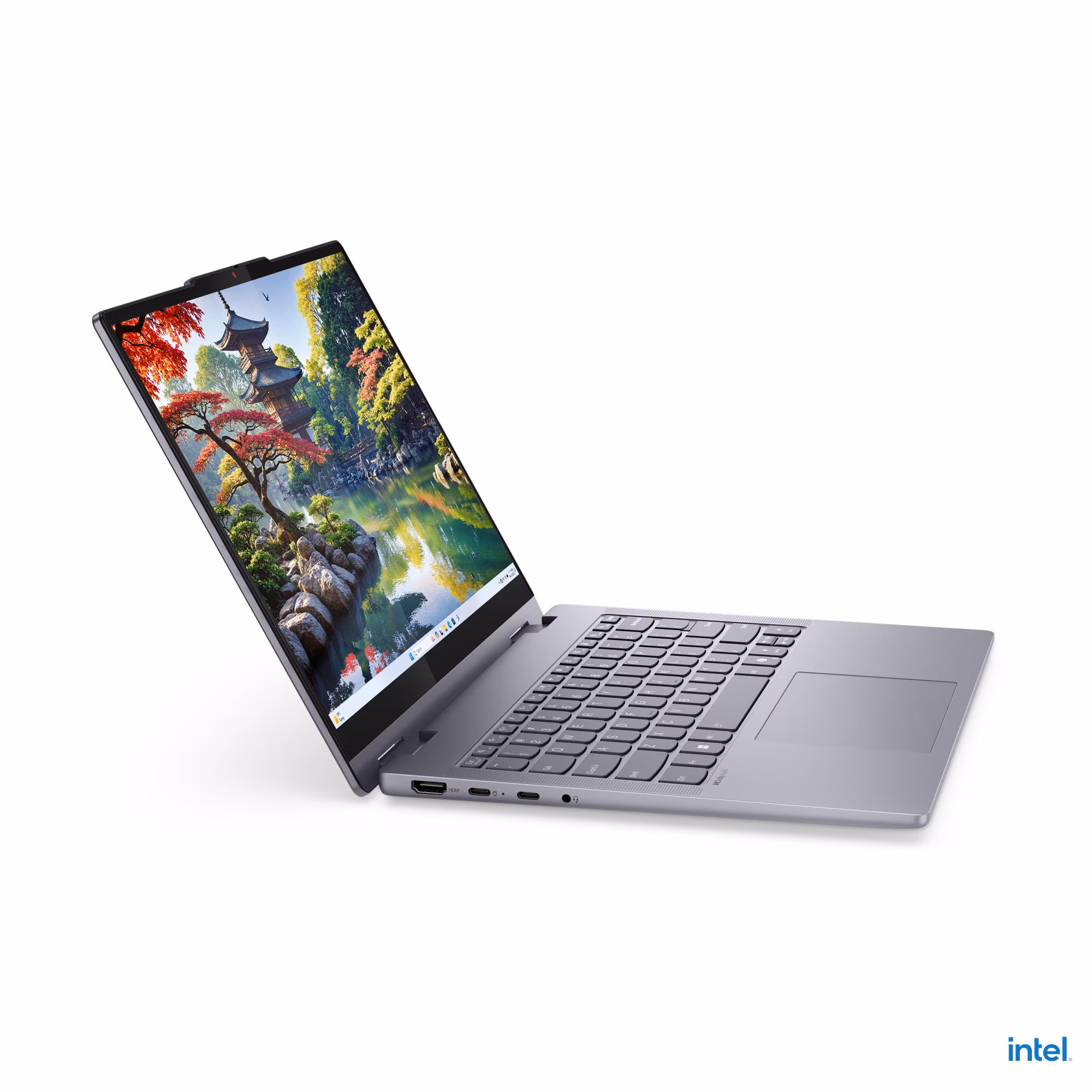 Ноутбук Lenovo IdeaPad 5 2-in-1 14IAL10/14"/IPS/Intel Core Ultra 7 255U/16Gb/512Gb SSD/Intel Arc Graphics/Windows 11 Home/серый/1.6kg