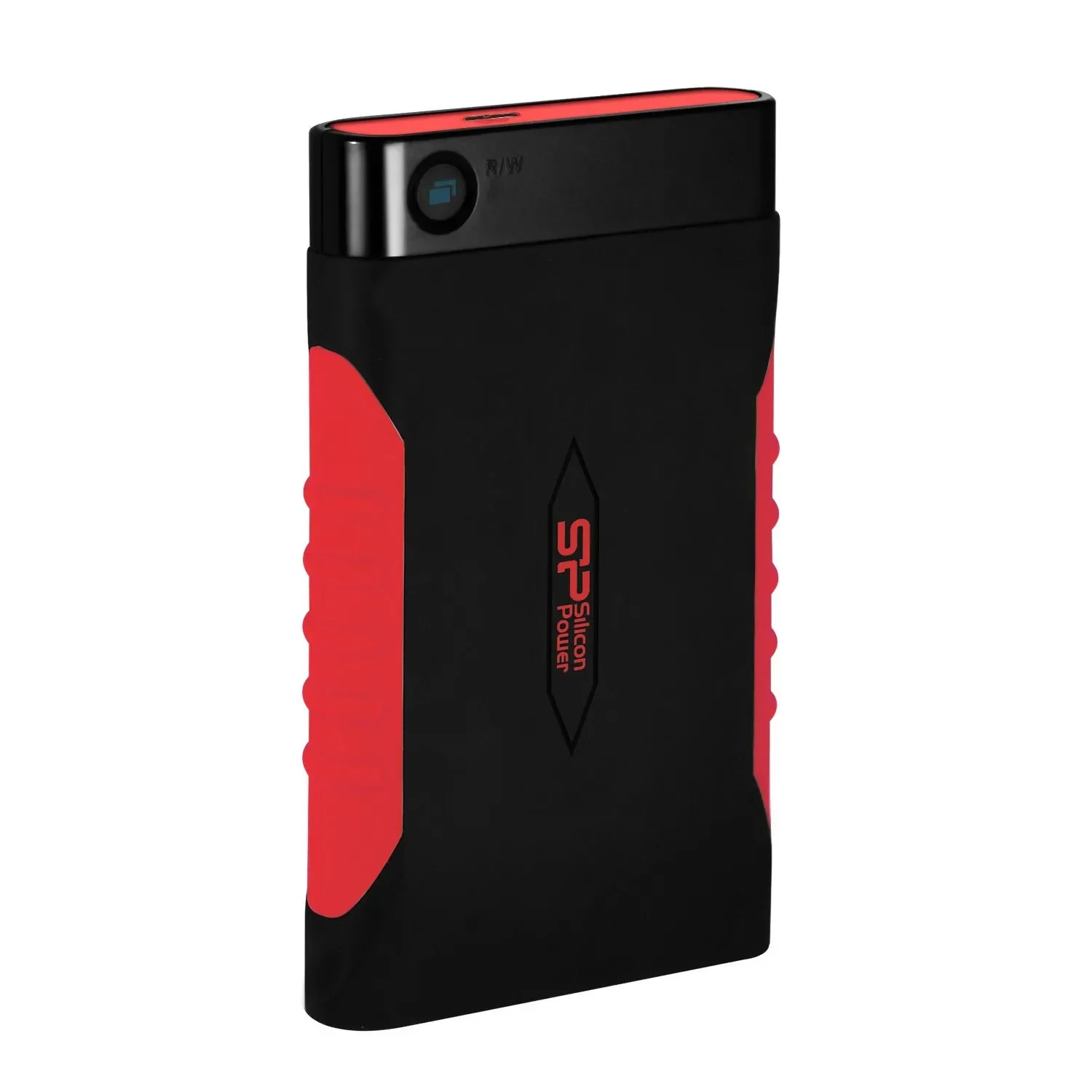Внешний HDD 2.5" Silicon Power Armor A15, 2TB, USB 3.2 Gen 1 Type-A, 5400 rpm, черно-красный